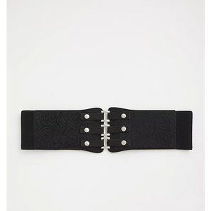 Torrid Black Lace Military Belt NWT